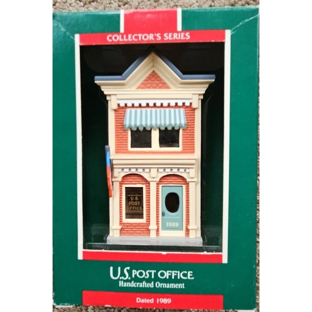 1989 Hallmark U.S. Post Office Handcrafted Keepsake Ornament Collector's Series